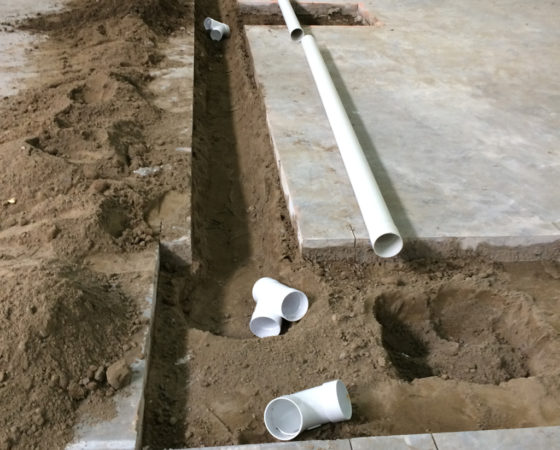 Commercial Drain Installation 1