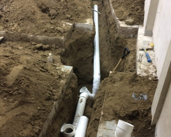 Commercial Drain Installation 5