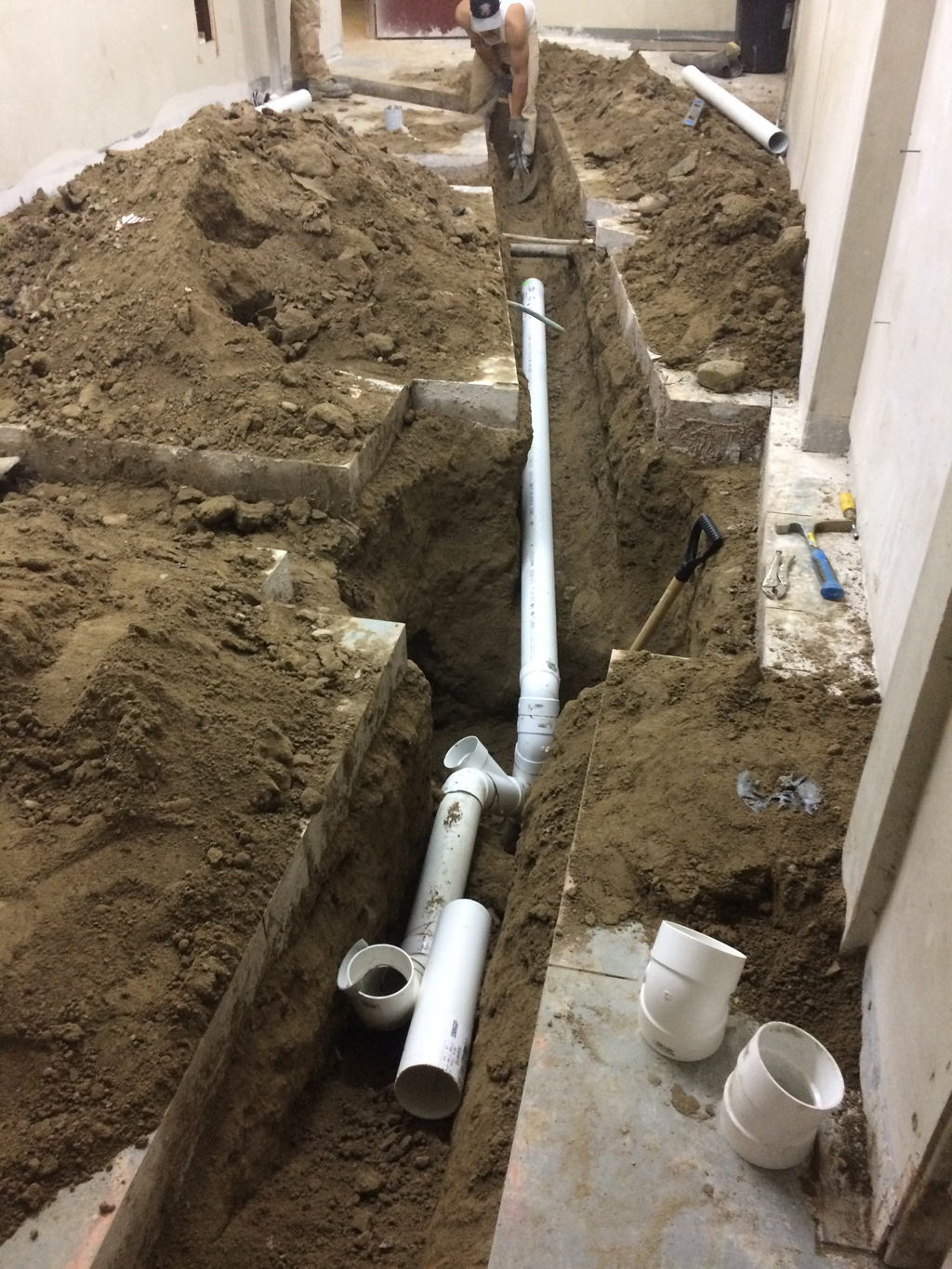 Commercial Drain Installation 5