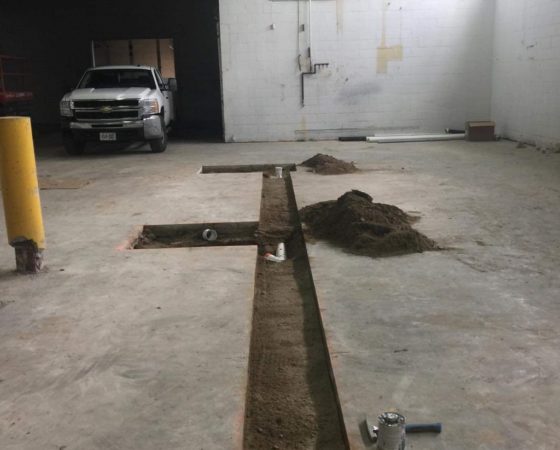 Commercial Drain Installation 7