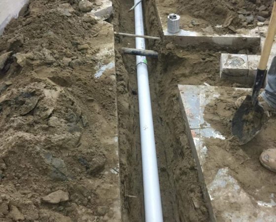 Commercial Drain Installation 8